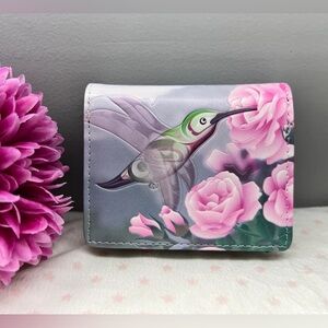Woman’s Wallet Small : Indigenous Hummingbird